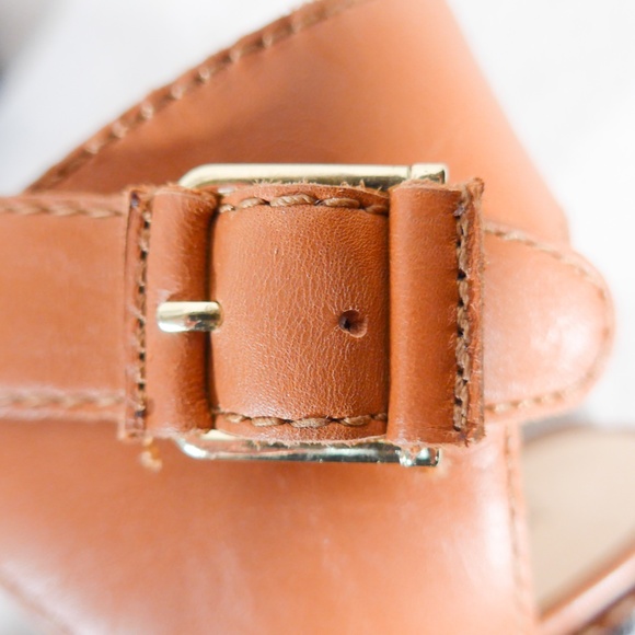 Mango Women 36 Chunky Heel Open Toe Sandal with Ankle Strap - Picture 10 of 16